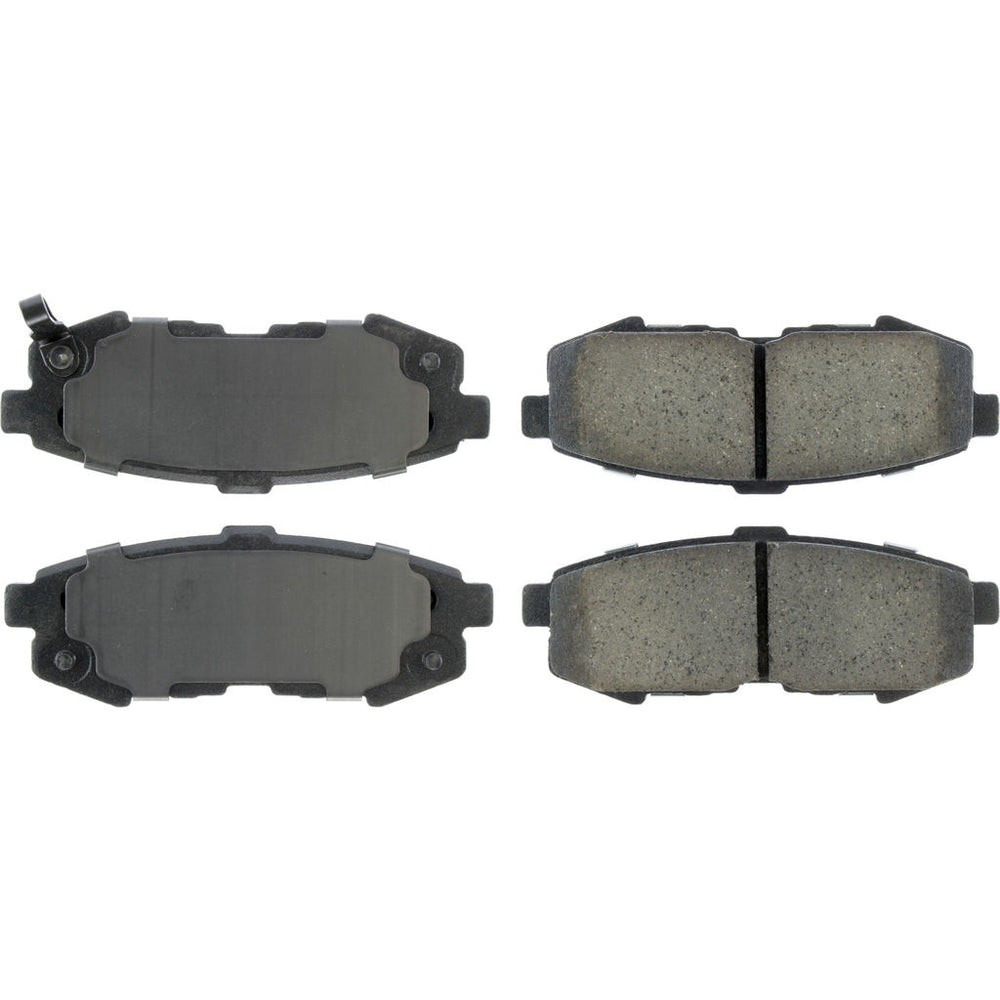 Centric Posi-Quiet Ceramic Brake Pads w/Hardware - Rear