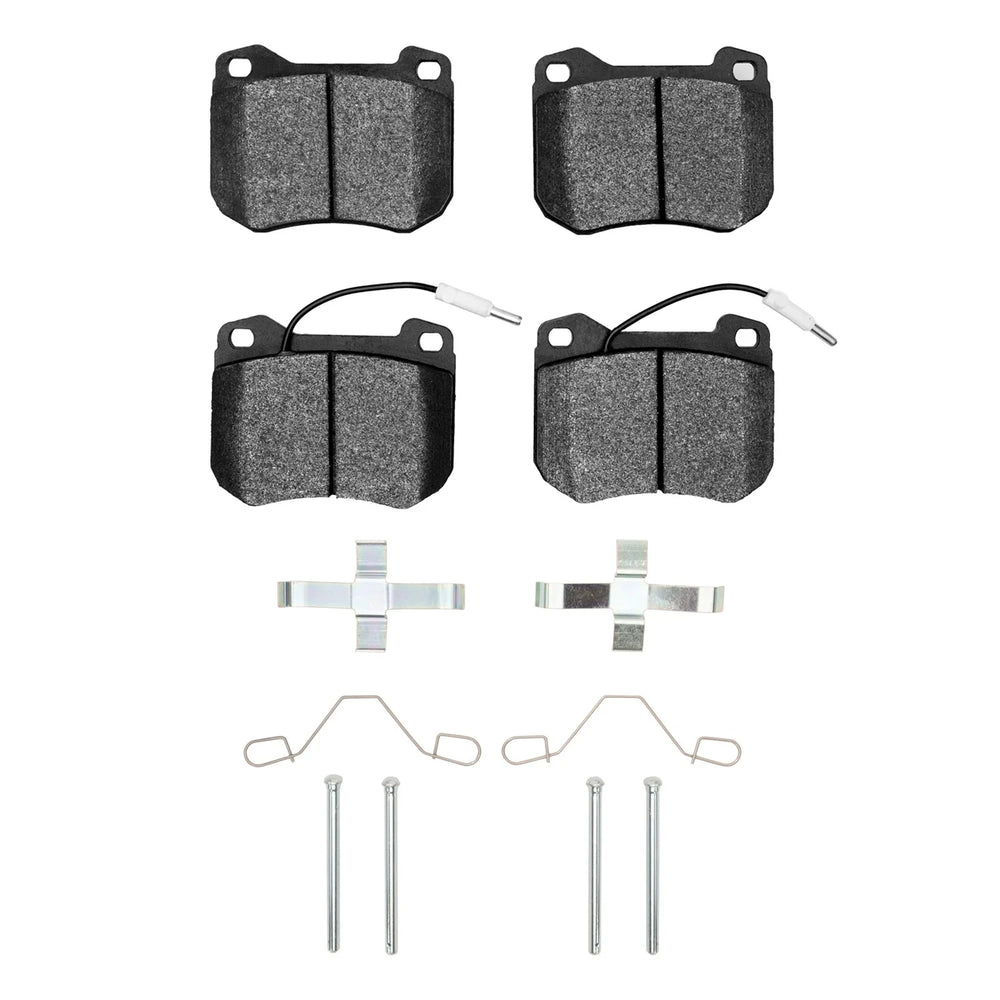 R1 80-89 Peugeot 505 Front Ceramic Brake Pads and Hardware Kit
