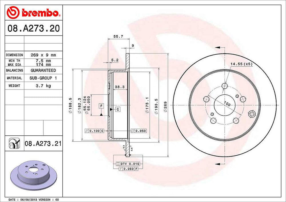DISC BRAKE ROTOR