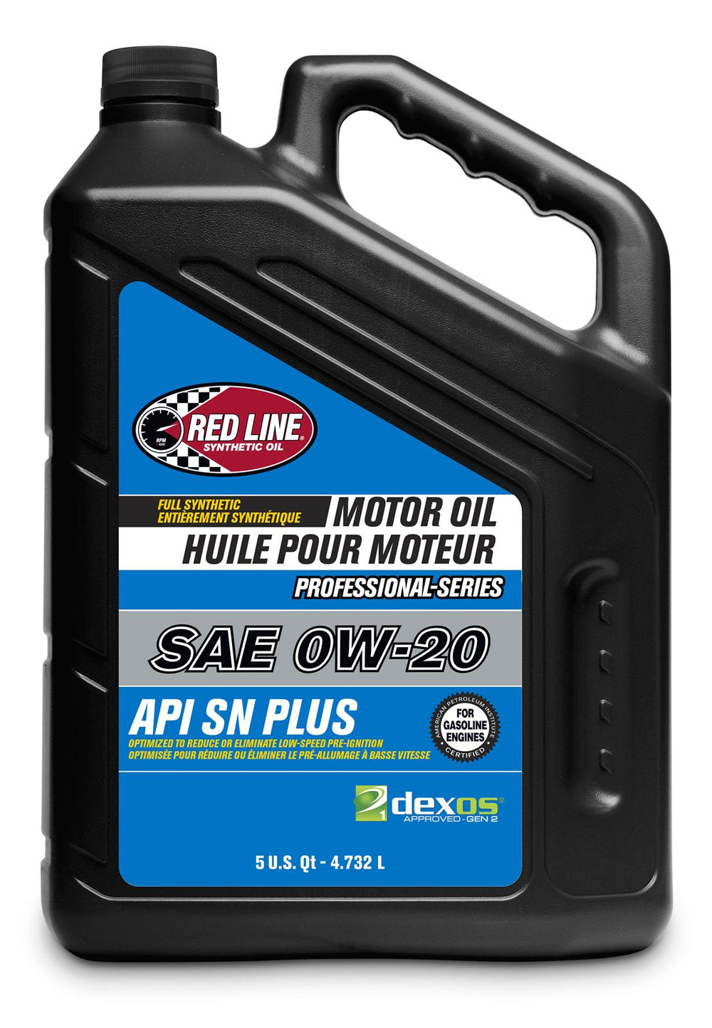 Red Line Pro-Series DEX1G2 SN+ 0W20 Motor Oil - 5 Quarts - Case of 3