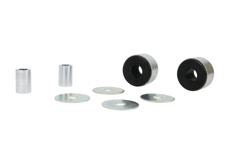 Differential - mount rear bushing 2 Shell Bushings 2 Tubes 4 Washers Install Guide Grease