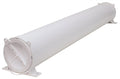 ADJUSTABLE HOSE CARRIER 34IN 60IN WHITE