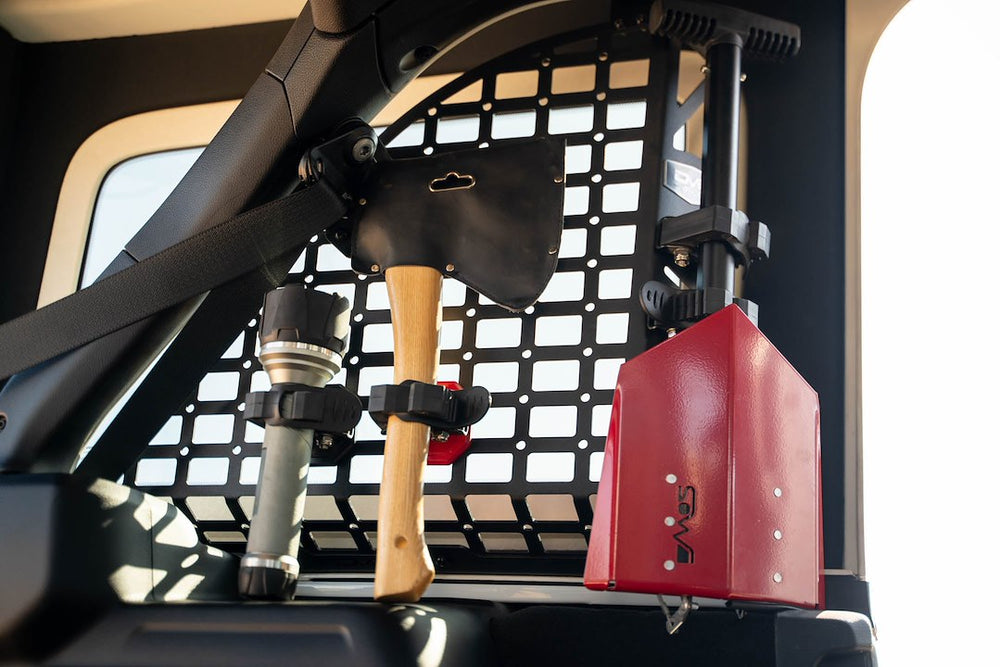 DV8 Offroad Quick Release Molle Panel Tool Mounts - Red