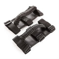 ~(0.8 lbs. 13X6X4)~ Grab Handle Kit Paracord Black Black 55-21 Jeep CJ Wrangler Gladiator