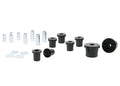 Control arm - front bushing 8 Bushings 8 Tubes 4 Washers Install Guide Grease