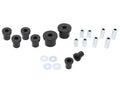 Control arm - front bushing 8 Bushings 8 Tubes 4 Washers Install Guide Grease
