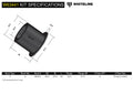 Whiteline 00-09 Honda S2000 Rear Control Arm Lower Inner Front Bushing Kit