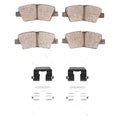 DFC 17-25 Hyundai Nexo Rear 5000 Advanced Ceramic Brake Pads and Hardware Kit