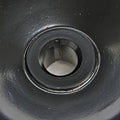 6784 GM STEEL POWER STEERING PULLEY SINGLE VGROOVE 53/4IN DIA 5/8IN SHAFT W/ KEYWAY BLACK