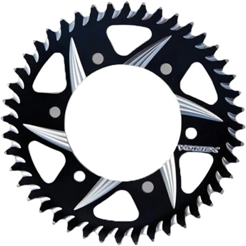 Vortex Racing Aluminum Rear Sprocket 520 49 Tooth- Silver