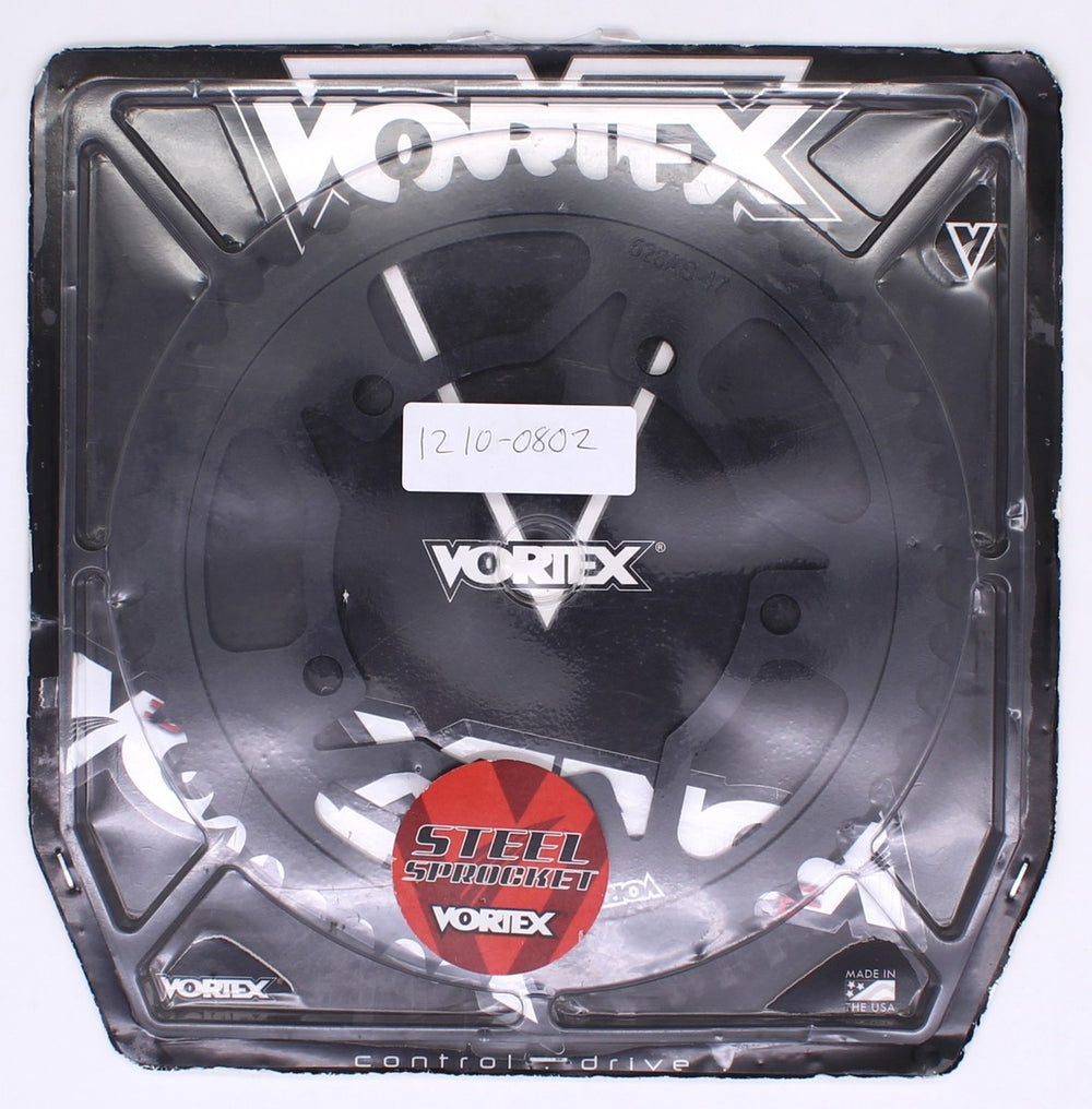 Vortex Racing Aluminum Rear Sprocket 520 47 Tooth-PM MC8 Wheel- Silver
