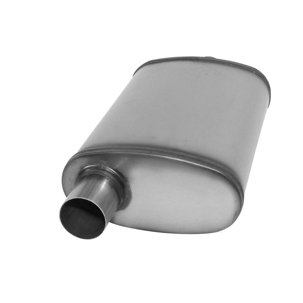 9199 WRANGLER MUFFLER XLERATOR OVAL 2.25IN ID/OD O/C 20IN OAL SS