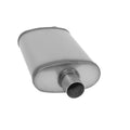 9199 WRANGLER MUFFLER XLERATOR OVAL 2.25IN ID/OD O/C 20IN OAL SS
