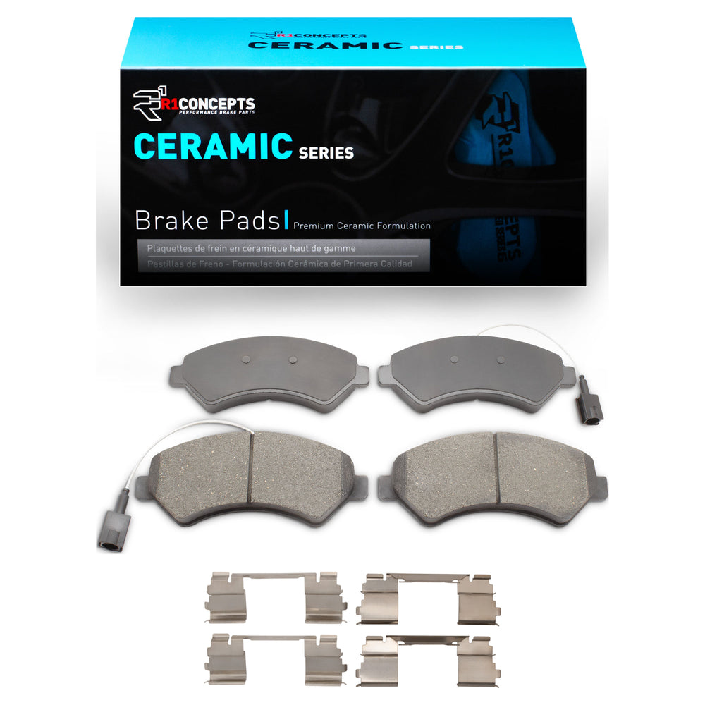 R1 14-25 Ram Promaster EV Front Ceramic Pads & Hardware Kit