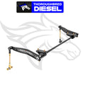 RockJock Rock Jock JL JT Front Antirock Sway Bar Bracket (Left); At Frame Side; Forged Chromoly Steel; Semi-Gloss Black PC Finish; Each - RJ-241100-1 RJ-241100-1