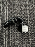 #12 120 Deg Push-On Hose End Black