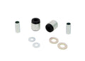 Control arm - lower inner rear bushing 2 Shell Bushings 2 Tubes 4 Washers Install Guide Grease
