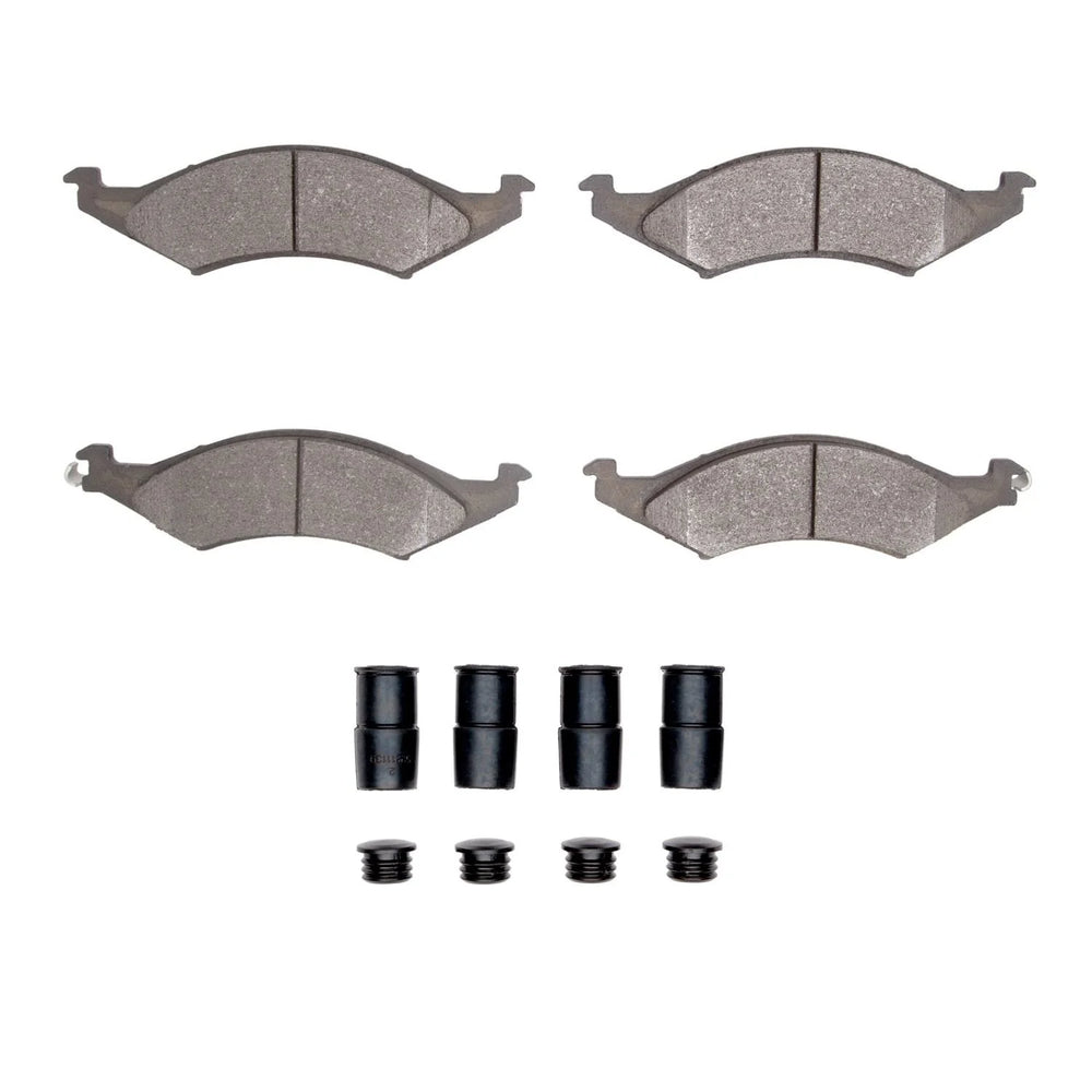R1 86-92 Mercury Sable Front Ceramic Brake Pads and Hardware Kit