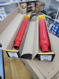 MagnaFlow Muffler Red Pack Series Glasspack 3.5in Rd 22in Body Length 2in/2in Inlet/Outlet