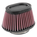 K&N Filter Universal Rubber Filter 2 7/16 inch Flange 4.5x3.75 inch Base 3.5x2.5 inch Top 2.75 inch