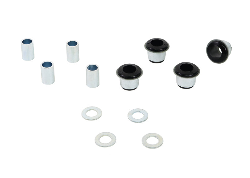 Control arm - upper bushing 4 Shell Bushings 4 Tubes 4 Washers Install Guide Grease