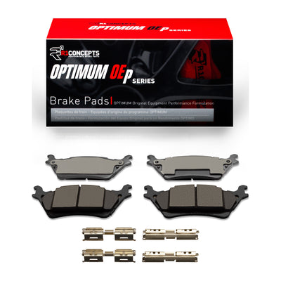 R1 2012-2020 Ford F-150 RWD Rear R1 Optimum OE Pads & Hardware Kit
