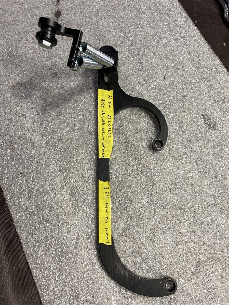 Throttle Return Bracket Black 4150/Edelbrock