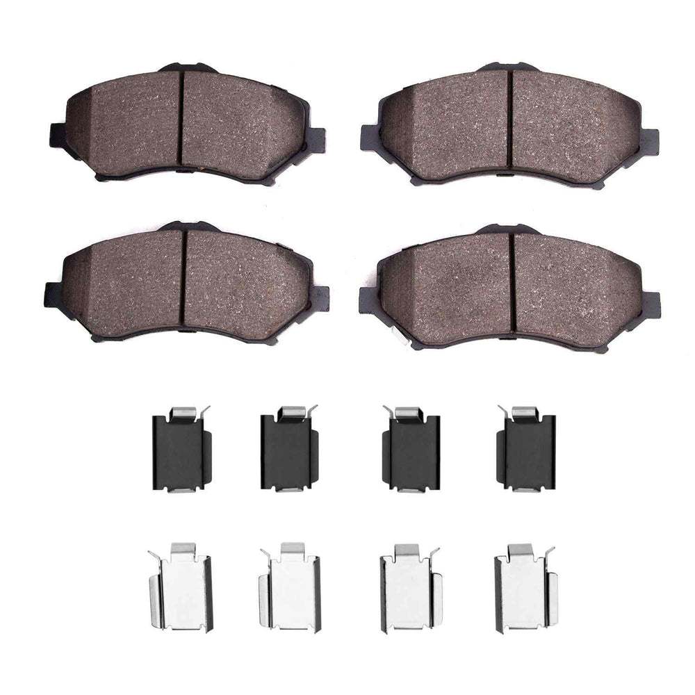 R1 08-12 Chrysler Town & Country Front Optimum OE Pads & Hardware Kit