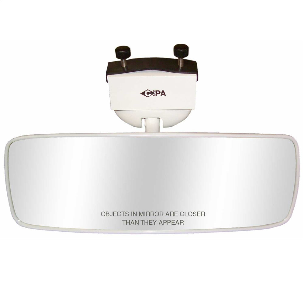 CIPA 11081 COMP II 4IN X 11IN MARINE MIRROR (WHITE)