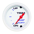 GAUGE TRIM LEVEL 2 1/16IN 0DOWN90UP ELECTRIC MARINE WHITE