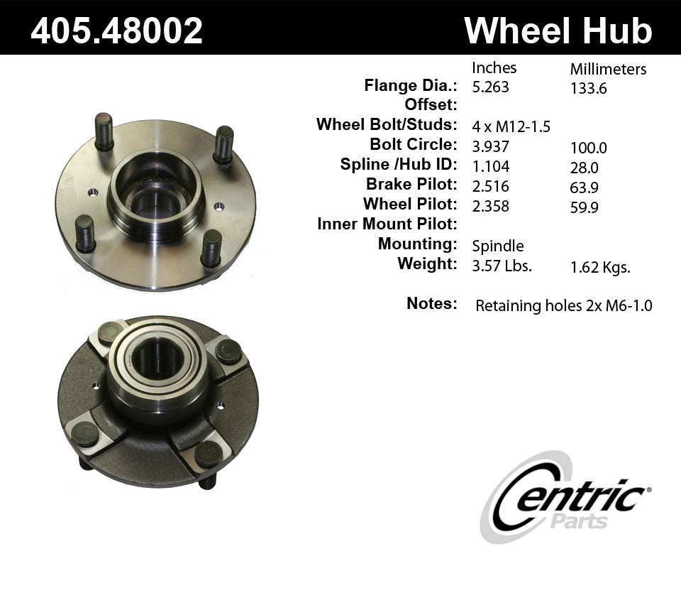 STANDARD HUB ASSEMBLY