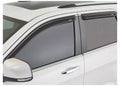 Stampede 2005-2019 Nissan Frontier Extended Cab Pickup Tape-Onz Sidewind Deflector 2pc - Smoke