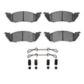 DFC 91-98 Dodge Dakota RWD Front 5000 Advanced Semi Metallic Brake Pads and Hardware Kit