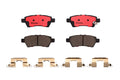 Brembo 05-12 Nissan Pathfinder/06-07 Xterra Rear Premium NAO Ceramic OE Equivalent Pad