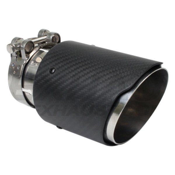 ~(12 lbs. 24X10X9)~ Bolt-on Carbon Fiber 3.50IN Double Layered Slant Cut