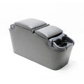 Rampage 1999-2019 Universal Bench Seat Console Universal - Charcoal