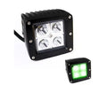 GREEN XHUNTER SERIES LED 3 X 3IN 16W 4 LED CREE CUBE SPOT LIGHT (EACH)