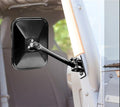 Rugged Ridge 97-18 Jeep Wrangler Textured Black Rectangluar Quick Release Mirror