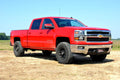 ~(1.4 lbs. 8X5X1)~ 2in GM Leveling Lift Kit Red Billet Aluminum (07-20 SUV / 07-18 1500)