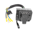 7-WAY FLAT PIN CONNECTOR/4-FLAT COM