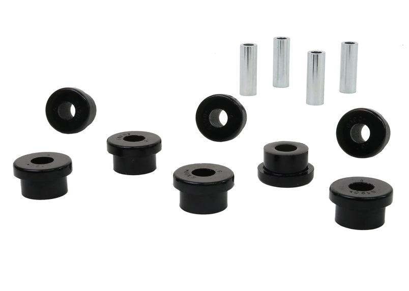 Control arm - lower rear inner and outer bushing 8 Bushings 4 Tubes Grease