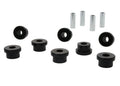 Control arm - lower rear inner and outer bushing 8 Bushings 4 Tubes Grease