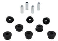 Control arm - lower rear inner and outer bushing 8 Bushings 4 Tubes Grease