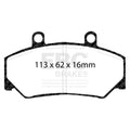 EBC 85-93 Volvo 740 2.1 (Bendix) Ultimax2 Front Brake Pads