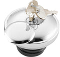 Bikers Choice L96-20 Chrome Lockable Gas Cap Vented