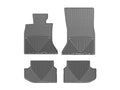 WeatherTech 14-16 BMW 5-Series Rear Rubber Mats - Grey