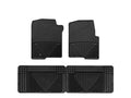 WeatherTech 04-08 Ford F150 Ext Cab Front Rubber Mats - Black