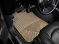 WeatherTech 2016+ Jeep Grand Cherokee / Dodge Durango Front Rubber Mats - Tan
