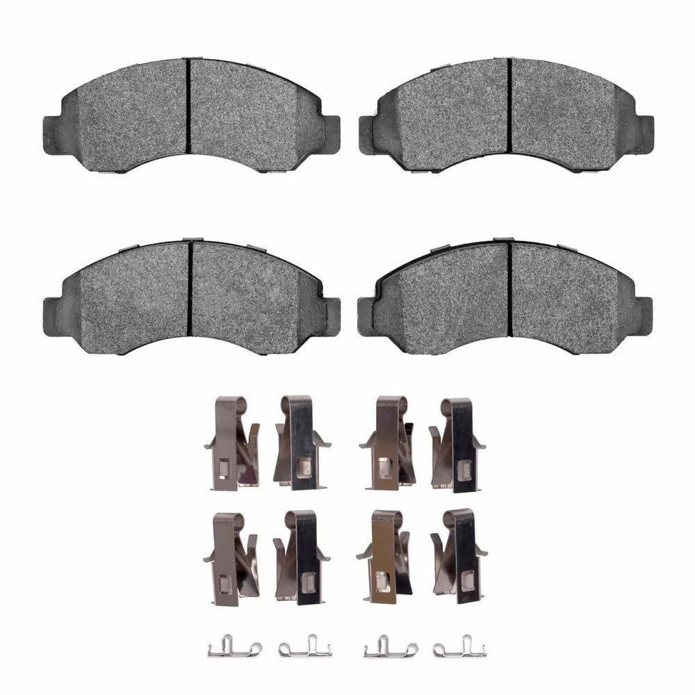 R1 94-10 Ud Ud 1400 Front Semi Met Brake Pads and Hardware Kit