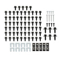 8191 C20/JIMMY BROTHERS TRUCKS FRONT END BOLT KIT BLACK